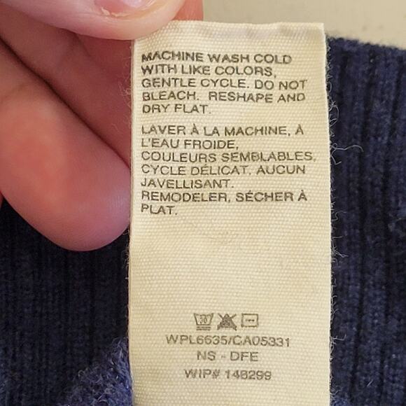 Woolrich Cowl Neck‎ Sweater Kangaroo Pockets Wool Blend Women's Medium - Picture 6 of 11